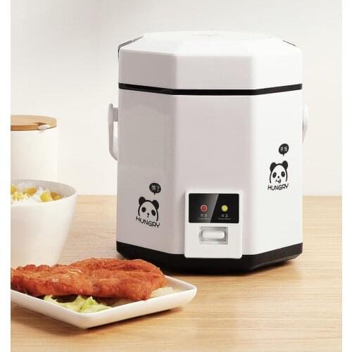 Portable Mini Electric Rice Cooker Heating Food Steamer Multifunction Meal Cooking Pot Lunch Box Cooking Machine