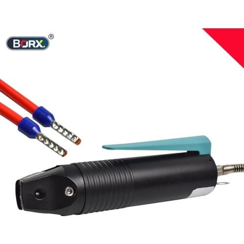 Handheld European tube terminal pneumatic crimping tool insulated plug clamp tool portable electric wire connector press