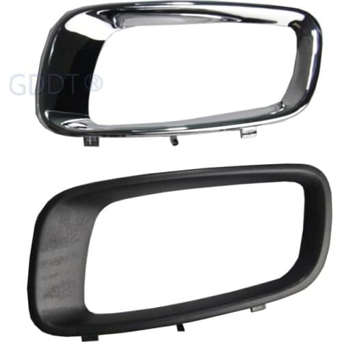 1 Piece Black or Chrome 2001-2003 Front Light Cover for Pajero V73 Fog Lamp Cover for Montero Fog Lamp 2000-2006 V75 V77