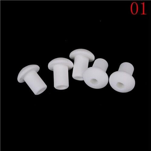 5Pcs Cotton Wick with Ceramic Holders Oil Lamp Kerosene Burner Stove for Wine Bottle Alcohol Cotton Wick