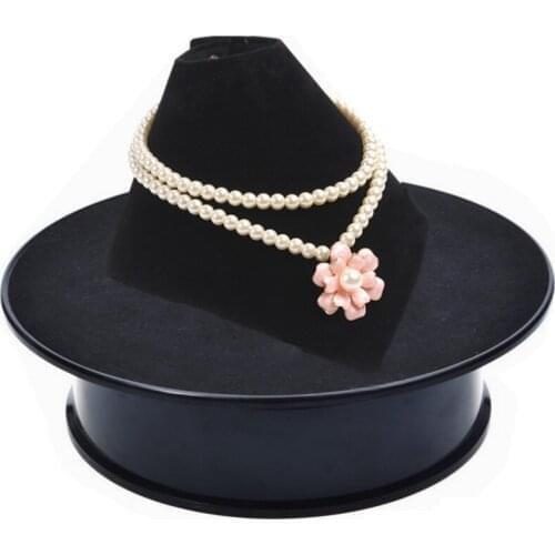 5 pieces/lot) 20cm Black Velvet Top Motorized Rotating Display Turntable Ideal for Jewelry Hobby Collectible Product