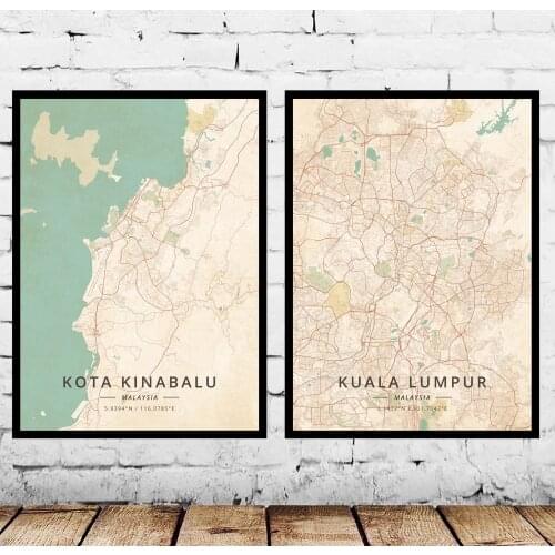 Kota Kinabalu Kuala Lumpur Malaysia Poster