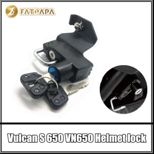 Motorcycle Accessories Helmet Lock FOR KAWASAKI Vulcan S 650 VN650 VN
