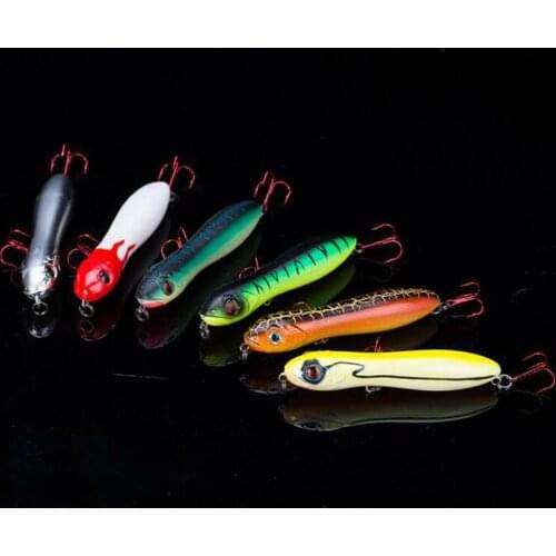 1Pcs Snake Head Pencil Bait 105mm/15g Fishing Lure Floating Crankbait Sea Bass Pike Topwater 3D Eyes Plastic Wobbler