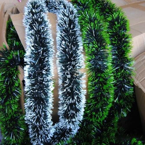 2M New Year Christmas Decoration Ribbon Christmas Tree Ornaments Tinsel Party Home Decor Xmas Party Supplies