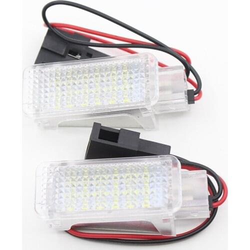 2pcs Error Free LED Courtesy Glove Box Under Door Foot Light for SKODA SUPERB 2016 - 3V