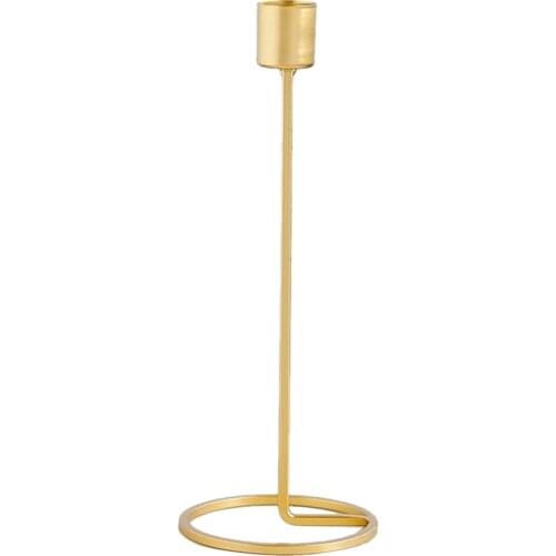 2pcs Vintage Iron Candle Holder Candlestick Tealight Wedding Party Decor