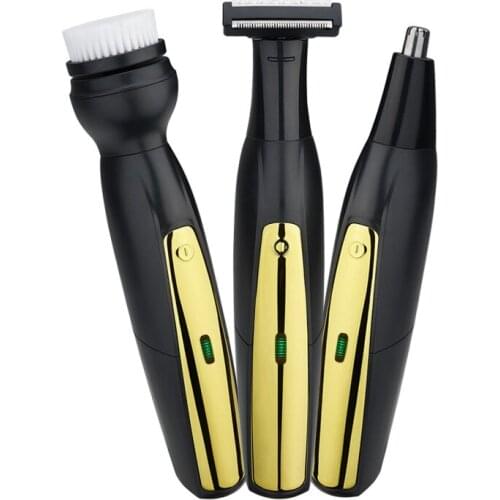 3 In 1 Multi function Electric Shaver Nose Trimmer Usb Electric Shaver Razor Hair Beard Trimmer