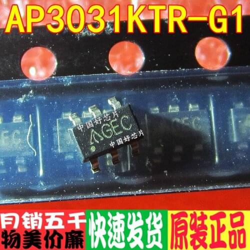 AP3031KTR-G1 Screen Printing: GEC Brand New & Original Boost Chip 6-Pin SOT23-6 LED Driver