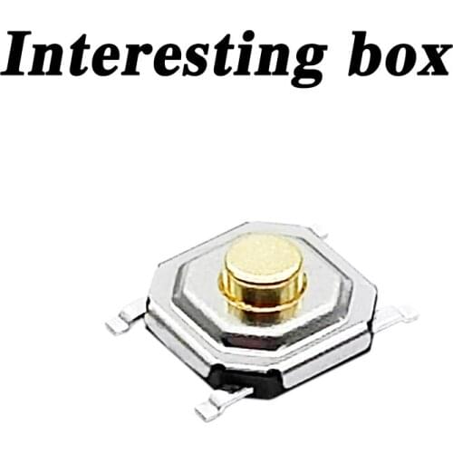 Free shipping TS-C005 key touch switch 4*4*2.0 patch four-legged copper head high temperature resistant DIY handmade accessories