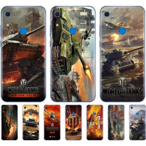 Silicon phone cover case for huawei p40 lite E p40 pro protective coque bumper for huawei Y7P Y6S Y9S NOVA 5T world of tanks