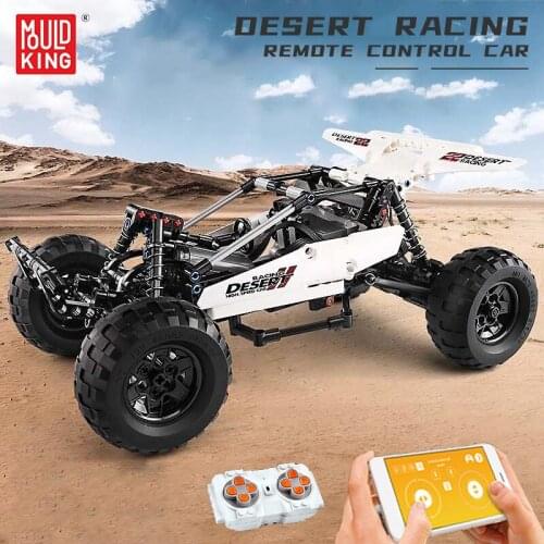 MOULD KING Building Blocks Desert Racing Remote Control Car High-Tech Education Toy MOC Technic Bricks Toys Children Gifts