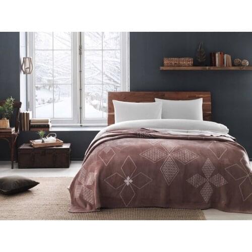 Tac Cotton Blanket Brenna Brown Single