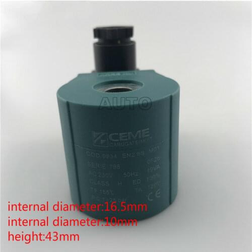 Solenoid valve coil ceme9934 coil B12 Regulating valve C57 TYPE788