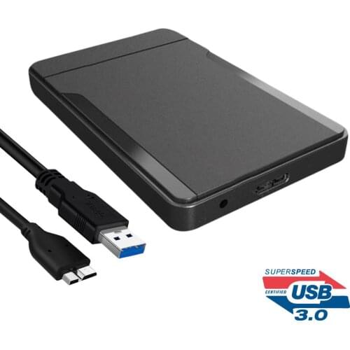 2.5inch HDD Caddy Enclosure 2.5inch SATA SSD Mobile Disk Box Cases Laptop Hard Drive USB3.0/2.0 HDD Case For Windows/Mac