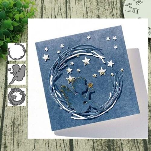 AddyCraft Metal Cutting Dies cut die mold Angel vine Scrapbook paper craft knife mould blade punch stencils dies