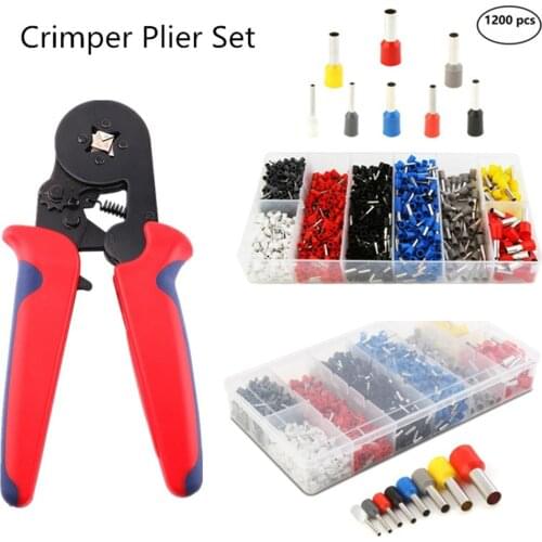 Multifunctional Multitool Crimping Pliers + Crimping Terminal Sets Crimper Wire Cable Tube Terminal Ccrimping tools