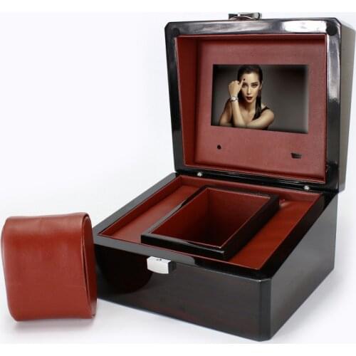 Customizable High-Grade Lacquered Video Watch Box Gift Box Jewelry Box LEXINGDZ