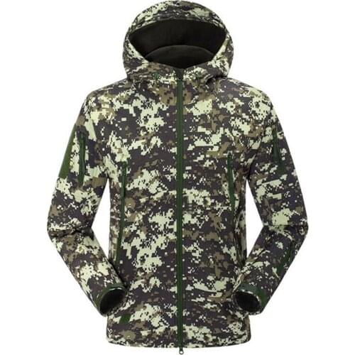 New Fleece Sport Outdoor Softshell Waterproof Windproof Breathable Warm Camping Fishing Cycling Man Clothing Hiking Jacket