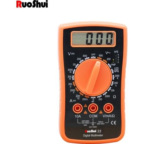Handheld Digital Multimeter LCD Backlight Portable AC/DC Ammeter Voltmeter Ohm Voltage NCV Tester Lcr Meter Multimetro Frequency