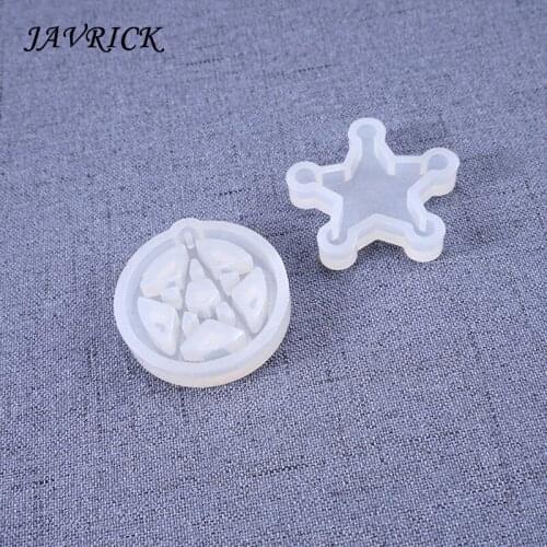 Cat Moon Star Silicone Molds Resin Earring Necklace Pendant Jewelry Making DIY Tools