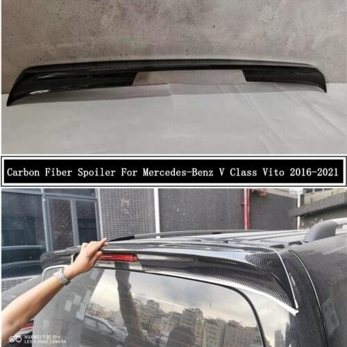 Carbon Fiber Spoiler For Mercedes-Benz V Class Vito 2016 2017 2018 2019 2020 2021 Wing Lip Spoilers High Quality Car Accessories