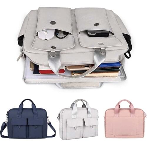 Multi-Pocket Mens Handbag Shoulder Bag Vintage Retro Laptop Computer Messenger Bag Stylish Casual Male Crossbody Briefcase Bag