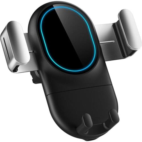 360 Rotating Car Phone Bracket Mount Holder Wireless Charger Gravity GPS Rack JR Deals