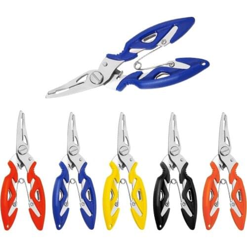 High Quality Stainless Steel Multi-function Fishing Clamp Grip Fishing Pliers Hook Remover Fishing Line Cutter