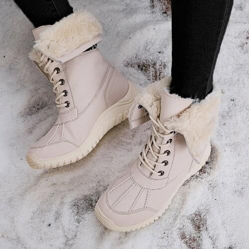 TYDZSMT Boots Women 2021 Mid-Calf Quality Rubber Waterproof Womens Winter Boots Shoes Snow Boots Womens Riding Motorcycle Boots