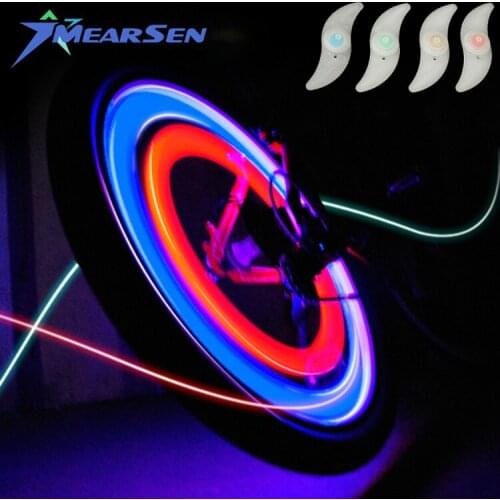 1 PC Willow LED Super Bright Bicycle Wheel Signal Tire Spoke Light Bike Accessories for Motorcycle Cycling Sports Bike Lights