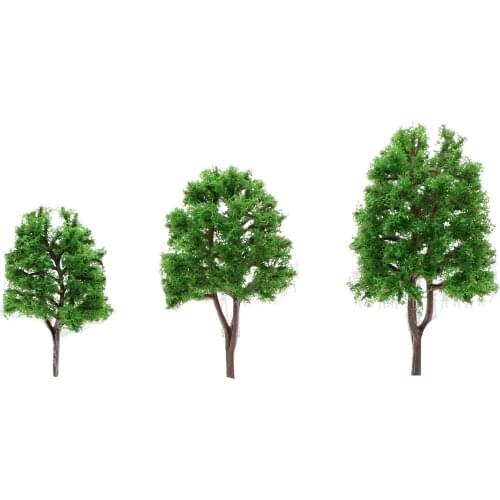 10pcs Model Trees Artificial Tree Train Railroad Scenery Architecture For Kid Tree 1:100 Scenery Landscape toys