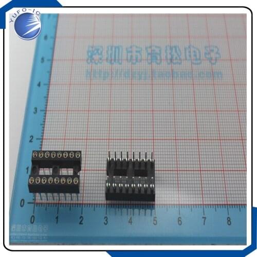 10PCS/LOT 16P round hole socket IC socket hole base chip base socket 16PIN connector
