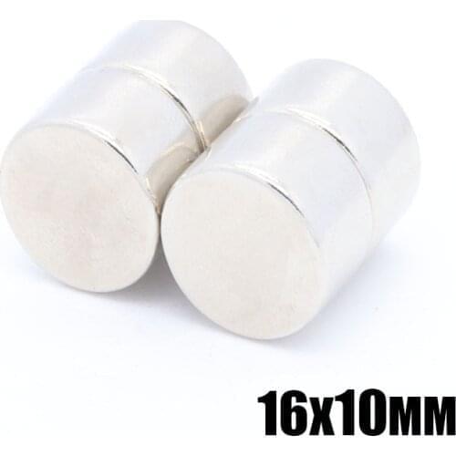 20pcs 16*10 Super Powerful Strong Bulk Small Round NdFeB Neodymium Disc Magnets Dia 16mm x 10mm N35 Rare Earth Magnet 16x10 mm