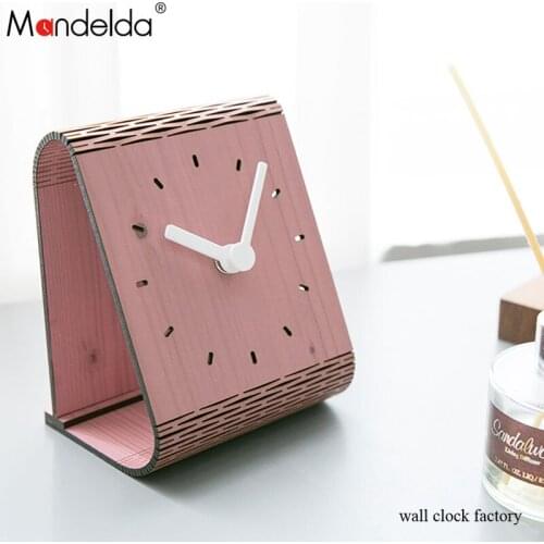 2018 European Style Creative Silent Table Contemporary Wall Clock Home Decoration Bracket Clock Waterproof & Moistureproof