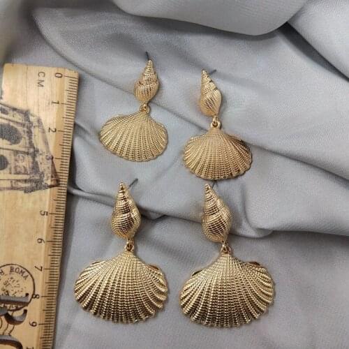 2020 Earings Brincos Qingdao Jewelry Earring Personality Joker Style Restoring Ancient Ways The Snail Shell Earrings Female D51