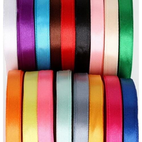 25Yard/roll 10mm Silk Satin Ribbon Wedding Invitation Card Party Decoration Scrapbooking Wrap Supplies