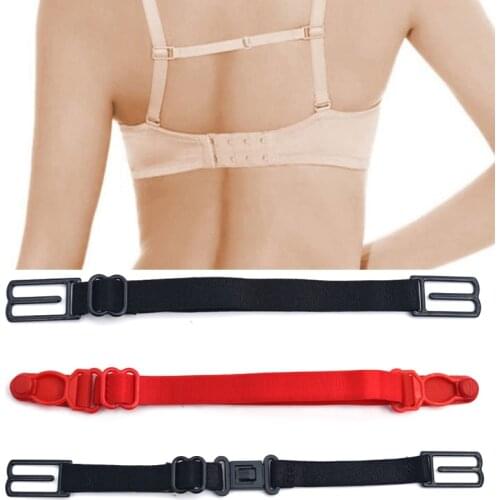 3PC Women Ladies Anti Slip Bra Strap Double-shoulder Female Holder Buckle Belt with Back Hasp All Match Invisible Elastic Straps