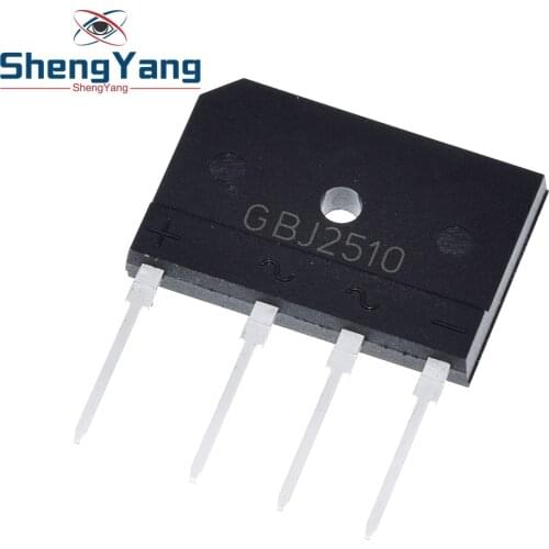 5pcs 25A 1000V diode bridge rectifier gbj2510 ZIP In Stock