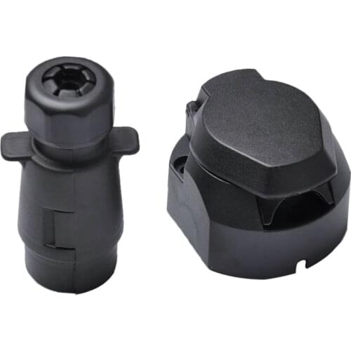 7 Pin Trailer Connector Plug Socket Receptacle Caravan RV Towing Wiring