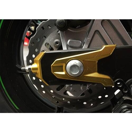 CNC Rear Fork Adjustment Chain Adjuster Axle Blocks for KAWASAKI Z800 Motorcycle stying free shipping