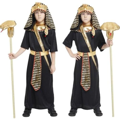 Halloween Childrens Performance Clothing Infants Egyptian Pharaoh Clothing Childrens Clothing Pharaoh Cosplay Costume