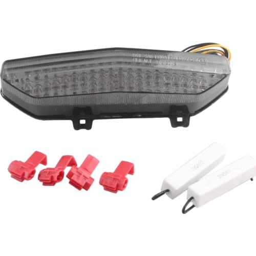 E-Mark Integrated LED cycle Rear Tail Brake Light Turn Signal Stop Lamp Taillight For Kawasaki NINJA ZX6R /CONCOUR14 /GTR1400