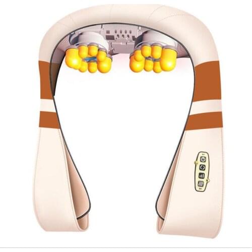 Electric Massage Acupressure Multifunctional Shawl Infrared Heating Kneading Back Shoulder Body Neck Car Home Massager