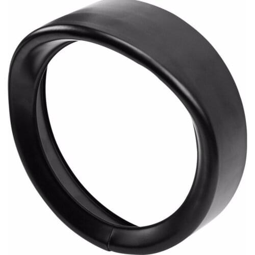 For Harley Touring Road King Electra Glide Softail FLD/FLH Motorcycle Chrome 7" Inch Headlight Trim Ring Visor Style