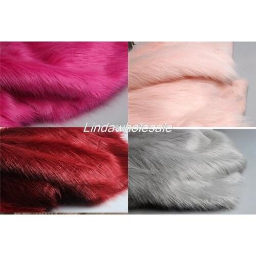 Wholsale imitation fox plush fur,cloth counter carpet material,faux fur fabric,160cm*50cm/pcs
