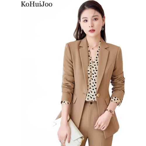 Женские брючные костюмы KoHuiJoo China At AliExpress