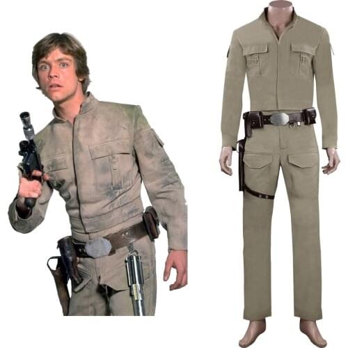 Luke Skywalker Cosplay Costume Outfits Halloween Carnival Suit
