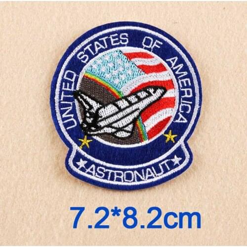 Astronaut Space Pilot Iron On Patch Clothes Patch For Clothing Girl Boy Embroidered Patch