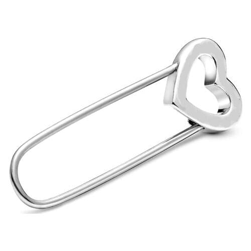 NEW 2019 100% 925 Sterling Silver Winter Me Series Safety Pin Brooch Charm Fit DIY Original Women Bracelet Fashion Jewelry Gift